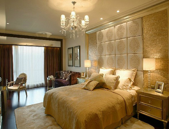 新美式卧室古典风格图片