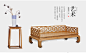 易居明式家具实木简约新中式古典客厅沙发床卧龙睡塌老榆木罗汉床-淘宝网