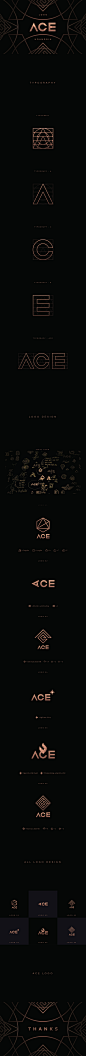 Logo design luxury : Logo design ACE