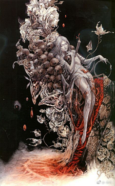 com难以超越的经典!小岛文美《恶魔城月下夜想曲》原画欣赏连载1