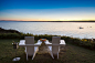Spruce Point Inn Chairs and Wine at Sunset by David Marx on 500px
