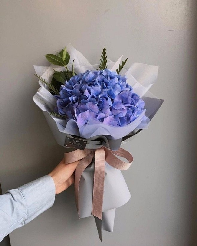 早安
单枝绣球花束
#北京花艺培训##小...