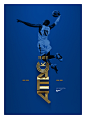 Nike / Art of Attack : Nike Basketball Global Brand Design / PortlandTeam Nike: Michael Spoljaric Poster design, 3d design based on a vector type by HORT.