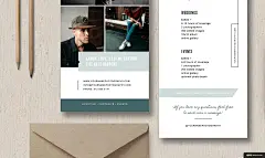 Photographer Card 模板 机架 Photoshop 服务卡卡片名片平面设计