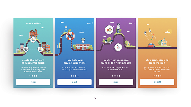 Carpooling app: Kibz...