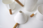 Rhythm Coffee Drip Set : Porcelain coffee drip set inspired by simplicity and naivety of Little Prince book.