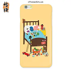 桔梗睡觉gooly温暖苹果6s手机壳可爱三星iPhone6小米魅族卡通插画