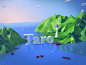 a low poly world by Taro