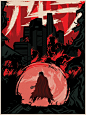 Akira : My piece for the new show in LA's Hero Complex Gallery - 'Kung Fu Theater' 