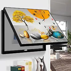 电表箱装饰画现代轻奢配电箱装饰遮挡电闸箱挂画免打孔总开关壁画-tmall.com天猫