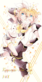 镜音双子  鏡音リン・レンV4X（可放大）  #镜音# #二次元#