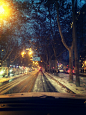 （2015.1.28附一：）下雪天的路，寂寞的路。#城事#