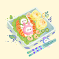 ✨
来一份元气满满的#春日团子便当# ( ᵒ̴̶̷̤໐ᵒ̴̶̷̤ ) ​​​​