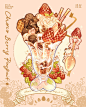 Happy weekend, everyone-! 
Please have this choco berry parfait to boost your mood