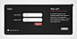 Useful Login Page Template 15 20 Useful Login Page Template   Free PSD Files