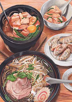 食物插画masashi yamada