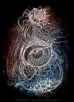 《怎么能够》-【)6200张完整收录(】灵感之源 #图案# #花纹# #手绘# #线描# #密集# #马克笔# #针管笔# #临摹# #淡彩# #素材# (5567)@北坤人素材