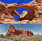 Arches National Park Studies, Thorsten Denk : References grabbed from Google Maps - Street View 