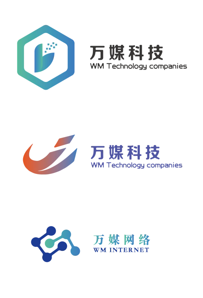 万媒云logo设计-花瓣网