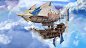 Fantasy Royal Airship
