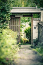 Japanese house entrance, Tokyo