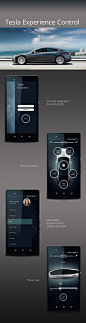 Tesla Concept App on Behance