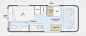 2014 Winnebago Travato 59G Class B Motorhome平面透视图