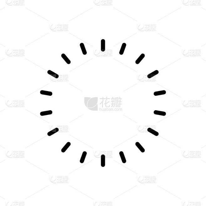 灯光图标，明亮的图标矢量插图图片_其他图片图片素材-花瓣网