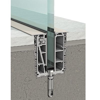 In-Floor Glass Balus...