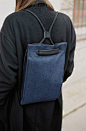 Pocket Bag Medium Denim: 