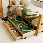 MUST make this for my son! Hopefully it will cut down on stepping on legos and playmobil at 3am...: 