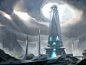 Magic the Gathering - Brothers war  Urza's Tower concepts 