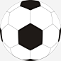 简约线条足球高清素材 卡通 手绘 足球 运动 黑白 免抠png 设计图片 免费下载