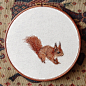 Wildlife Embroidery Emilie Ferris