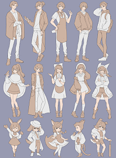 奇怪的鹿采集到人设动作