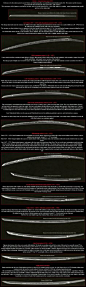 Japanese sword shapes and their history.