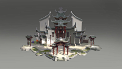 爱死cream～采集到国风建筑