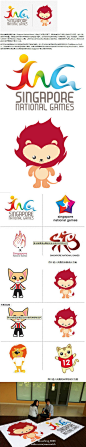 xuefeng_8888：新加坡首届全国运动会会徽和吉祥物出炉