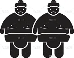 人,相扑,计算机图标,设计师,亚洲,男人,运动,能力,图像,巨大的