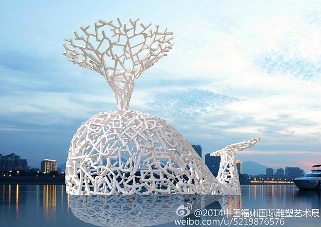 【创意城市雕塑作品欣赏】
这个名为《海的...