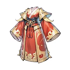 02307-3974628528-Game icons,(((Red wedding attire))),flowers,tassels,jewelry,enhanced edges,ink edges,jewelry,ruby,no humans,simple background,fu