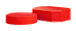 红色3D立体台面舞台展台圆台png  (31)