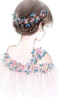 她说他什么都不说采集到插画