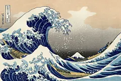 葛饰北斋浮世绘风景 - 小红书