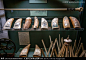 毛利人生产工具 毛利人艺术馆 坎特伯雷博物馆 毛利文化 犀牛角雕刻 图腾崇拜 橱窗展示 展览展品 文物