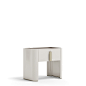 Eden XL - Capital Collections : Lacquered frame. Steel handle. Wooden top. One drawer. Not available wooden structure.