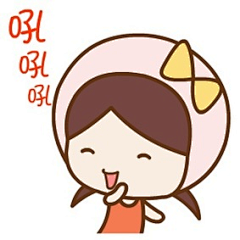 翔通动漫采集到帽帽妹——翔通动漫原创表情