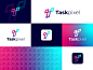 pixel logo, logo design, logo designer, t letter logo by Drastic Logo on Dribbble