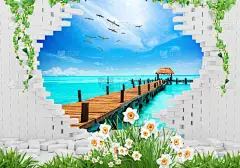 3d 惊人的自然壁纸和背景