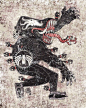 古阿兹特克（Aztec）文明与当代流行文化，插画师Jorge Garza (qetza.com )。 ​​​​